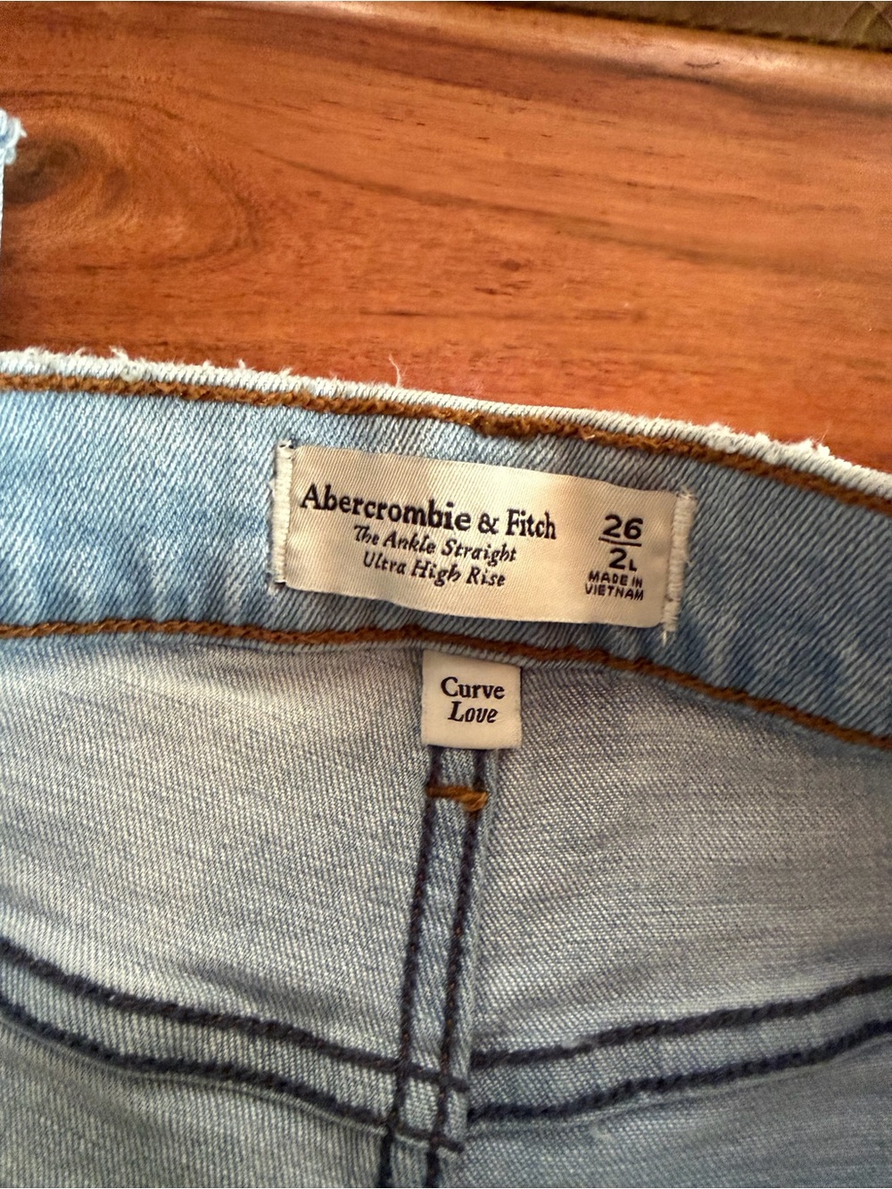 Ultra High Rise Straight Leg Jeans - Picture 3 of 5